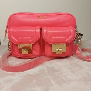 Bebe Crossbody with Gold Accents; New Alternative strap